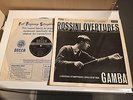 ROSSINI OVERTURES LP PIERINO GAMBA/LPO ON DECCA SXL 2266 ED1
