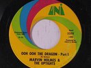 MARVIN HOLMES & UPTIGHTS: Ooh Ooh The Dragon / Part Ii 45 Funk