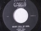 HOMMY SANZ: Heart Full Of Soul / Traigo Mozambique 45 rare Latin