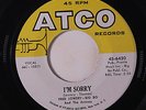 FRED LOWERY WITH BIG BO & ARROWS: I'm Sorry / You're Not Worth The Tears 45 rar