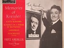 HMV XLP 30009 *FRITZ KREISLER FRANZ RUPP* MEMORIES OF KREISLER: A RECITAL FEB 38