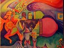 SUN RA The Magic City Impulse/ABC AS-9243 LP Jazz Record OG 1974 gfld EXC Vinyl