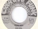 RARE FUNK 45 ZERO-HOUR Freak Body CREATIVE FUNK label 1987 BOOGIE Electro