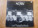 AC/DC -LET THERE BE ROCK-1977 original blue label vinyl record