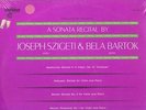 SEALED...A Sonata Recital / JOSEPH SZIGETI / BELA BARTOK  2LPs SRV-304