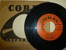 ROCKABILLY 45 RPM RECORD- JOHNNY BURNETT & ROCK 'N ROLL TRIO- CORAL 61651-HEAR