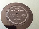 78 RPM Record Canada Elvis Presley Blue Moon Kentucky That's All Right RCA Black
