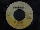 Northern Soul *Lloyd Price* Oh, Lady Luck & Woman Rare 45 on Monument #887 VG+