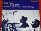 ELMO HOPE HOPE-FULL SOLO PIANO & DUO PIANO WITH BERTHA HOPE RIVERSIDE JAPAN LP
