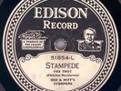 78rpm RED & MIFFS STOMPERS, Stampede / Alabama Stomp, Edison 51854, V+::V++