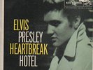 ELVIS PRESLEY 45 RPM EP Record HEARTBREAK HOTEL RCA Dog on Side EX+ Disc w/Cover
