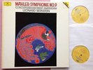 LEONARD BERNSTEIN  Mahler No.9   ORIG DGG stereo 419208-1 GER-1986 2-LPS NM