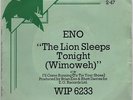 BRIAN ENO - THE LION SLEEPS TONIGHT, 7