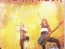 IRON MAIDEN  Running Free PICTURE/POSTER SLEEVE 45 record + juke box strip RARE