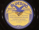 78 RPM  Hackberry Ramblers, Bluebird 2187, V+  Cajun
