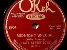 BLUES78- STATE STREET BOYS OKEH Midnight Special EE+ COPY