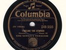 * (HOT) KING NAWAHI'S HAWAIIANS - TICKLING THE STRINGS - COLUMBIA DB-225