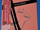 ROBERT FRIPP (KING CRIMSON) THE LEAGUE OF GENTLEMEN LP OBI INSERT MADE IN JAPAN
