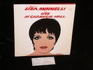 Liza Minnelli LP Live At Carnegie Hall w/ TICKET Andy Warhol Cover Art 1981