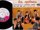 LES CYCLONES firewater EP  LANGUETTE + CENTREUR  sans j.dutronc 60's FRENCH ROCK