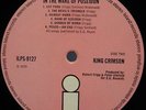 King Crimson: In the wake of Poseidon ORIG. FIRST UK PINK ISLAND A1/B1 PRESSING