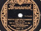 Bruns 3484 MOUND CITY BLUE BLOWERS Nervous Puppies UNLISTED  78 rpm 1926 E