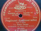 (R) CARUSO ENRICO Opera 78rpm G&T 52440  Pagliacci-Vesti la giubba NO STAMPER #