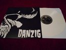 DANZIG - DANZIG LP WHITE WAX ( MISFITS , SAMHAIN, BLACK FLAG,METALLICA,RAMONES )