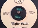 RARE Ohio Power Pop 45 WHITE SATIN We Got It Made/your Time CRO Private Press EX