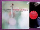 PHILIPS Stereo, TELEMANN: 12 Fantasies for Violin Solo, GRUMIAUX, NM