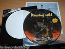 RUNNING WILD - UNDER JOLLY ROGER PIC LP PICTURE DISC W CVR +INSERT  NM