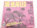 THE BEATLES   ORIG 1964 GERMAN 45   KOMM GIB MIR HAND  /  SIE LIEBT DICH