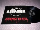 ASSASSIN - LICENSE TO KILL LP 1985 US PRIVATE METAL PARADOXX LEATHER NUNN ZAXAS
