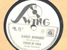DJANGO REINHARDT / Naguine - Echoes Of Spain / 78 rpm SWING 65