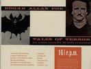rare Edgar Allan Poe Tales of Terror 16 2/3 RPM poetry 12