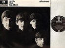 THE BEATLES with the beatles PCS 3045 -5/-5 uk 2 box emi parlophone LP PS EX/EX