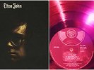ELTON JOHN self titled s/t same DJLPS 406 A1/B1 1st translucent red LP PS EX/EX
