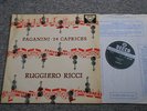 UK Decca sxl 2194: Paganini 24 Caprices, Ricci violin