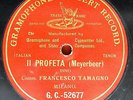(R) TAMAGNO FRANCESCO Opera 78rpm Red G&T 52677 Il Profeta-Inno (Meyerbeer)
