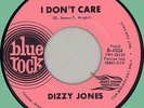 DIZZY JONES I Don't Care / Let Me Talk 45rpm Blue Rock 1965 funk