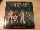 MANOWAR VINYL LP INTO GLORY RIDE 1983 MEGAFORCE RECORDS METAL