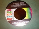 Jimmy C Newman 45 Summer Skies and Golden Sands DECCA
