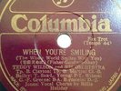 1930s 78 RPM  JAZZ  BILLIE HOLIDAY & TEDDY WILSON When Yr SMilling Jp  COl. E