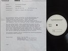 Eurythmics - Be yourself Tonight - GERMAN WHITELABEL TESTPRESSING + Product Fact
