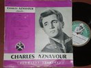 Rare 25 cms premier disque LP CHARLES AZNAVOUR chante Thomson 1953 VG+ JAZZ rare