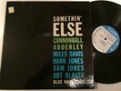 CANNONBALL ADDERLEY / MILES DAVIS - somethin' else - BLUE NOTE 1595 -DG -RVG-EAR