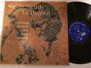 CLIFFORD BROWN - study in brown - EMARCY - DG - VG++NM //