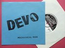 DEVO - Mechanical Man, 4 Track EP - Blue Wraparound Sleeve, Elevator NICE-1 Ex+