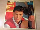 Ricky Nelson More Songs By Ricky Classic Vinyl LP Record 1960 Ex/EX