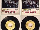 KISS SHOUT IT LOUD / Nothin' To Lose Promo Italy 1976 YELLOW LB single  45 7
